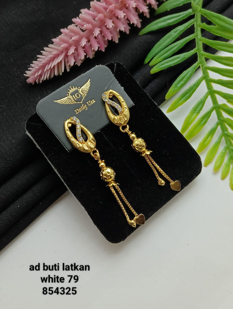 Iris AD Buti Latkan Earrings