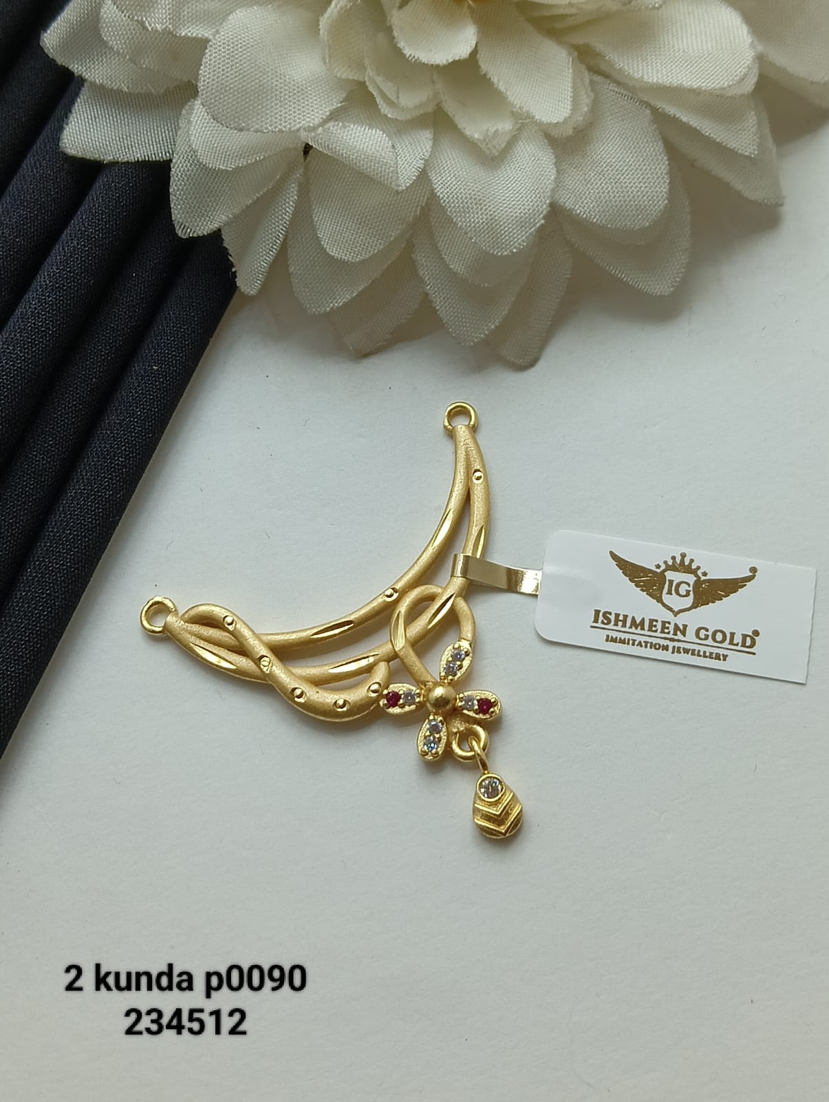Kunda 2-Line Mangalsutra Pendant
